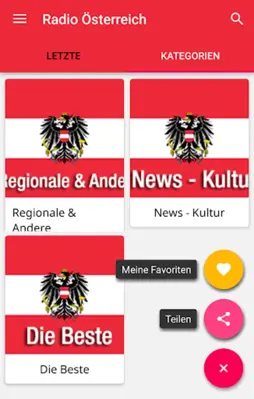 Österreichische Radios android App screenshot 1